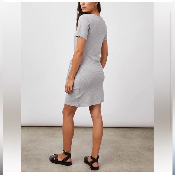 Rails grey wrap shirt dress size medium - Picture 2 of 8